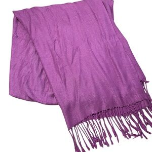 Elegant Purple Women's Scarf